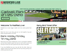 Tablet Screenshot of modifiedlive.co.uk